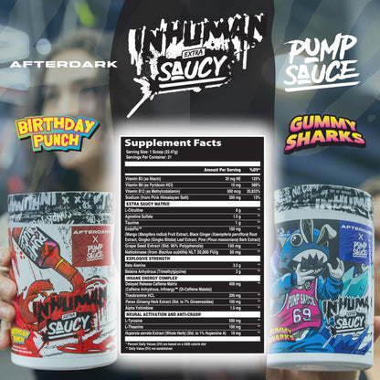 Inhuman Extra Saucy (Afterdark x Pump Sauce) - Gummy Sharks