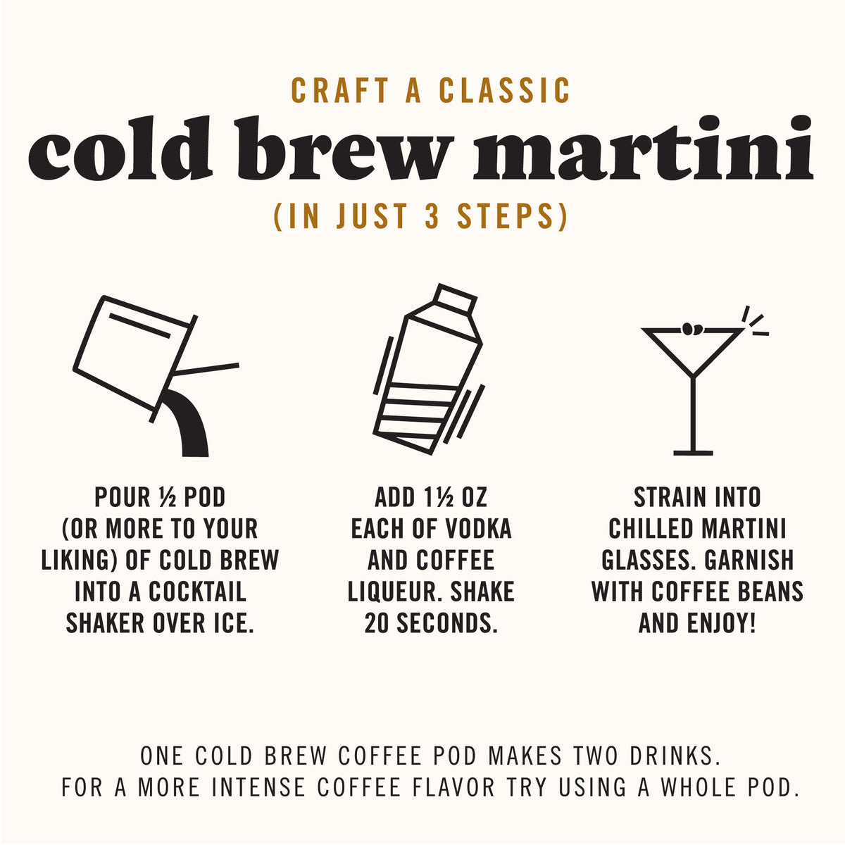 Java House Cold Brew Espresso Martini Mix