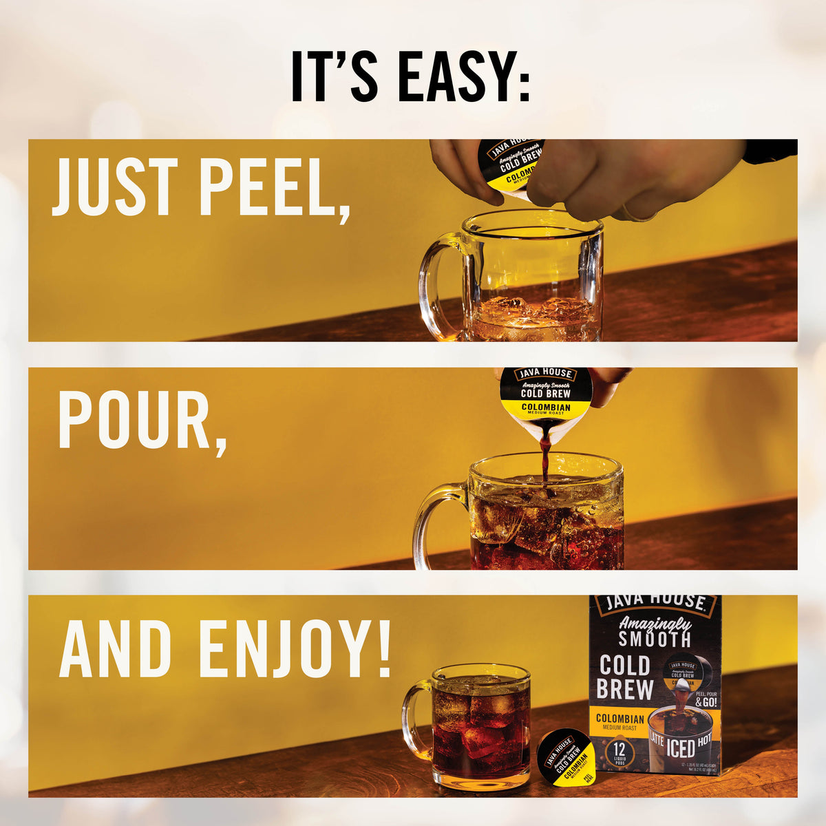 Cold Brew Coffee Pods - Ethiopian - Pack of 36